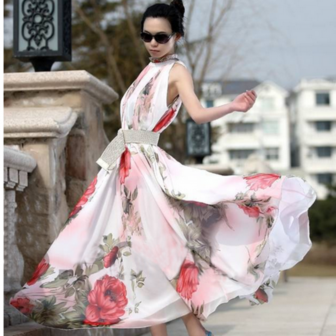 long floral summer dresses